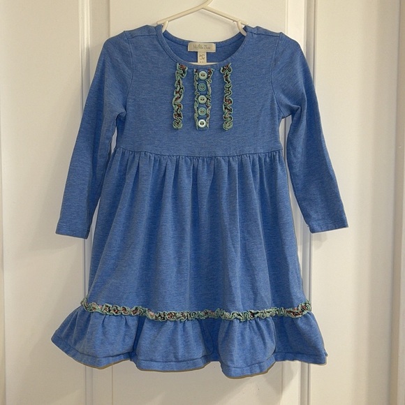 Matilda Jane Caitlin Blue Lap Dress Size 2 - Picture 2 of 12